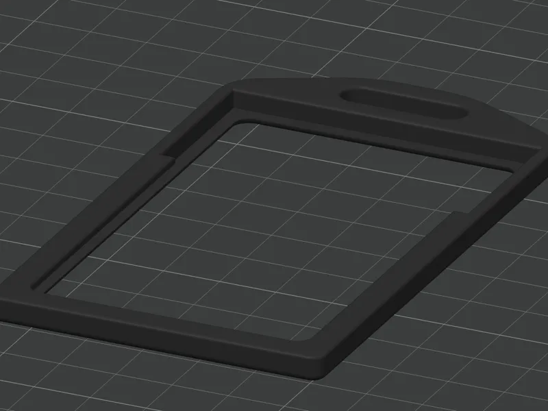 2-card badge holder
