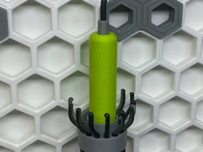 Deburring tool + holder honeycomb