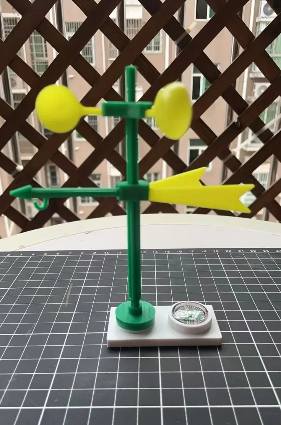 Anemometer Compass Fixed Base - Free 3D Print Model - MakerWorld