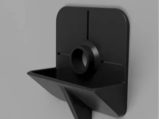 duster collector - drill guide with adapter