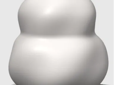 organische Vase