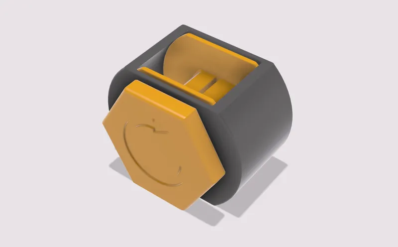 Print-in-place Tape Measure Spooler