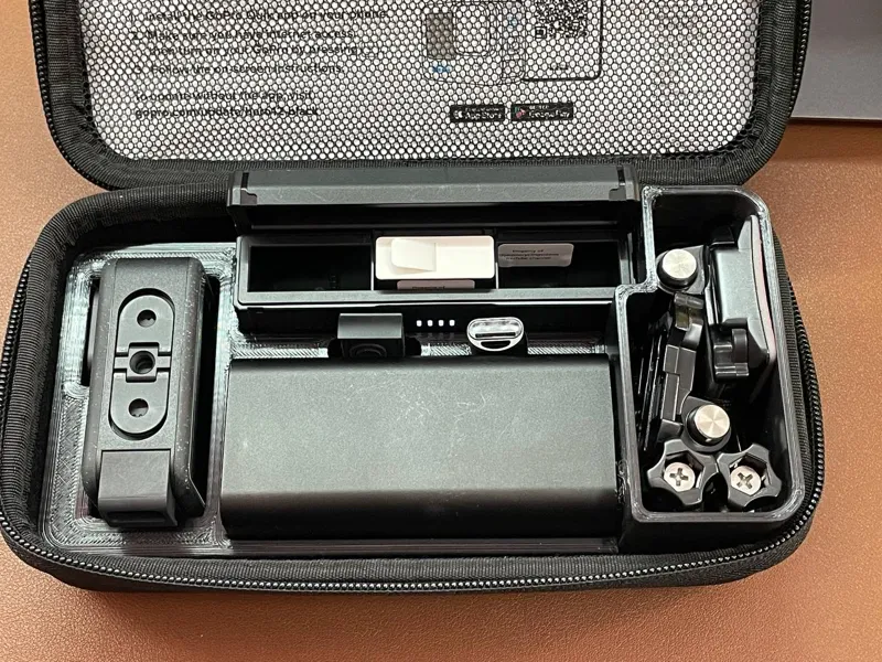 Organizer insert for Gopro case