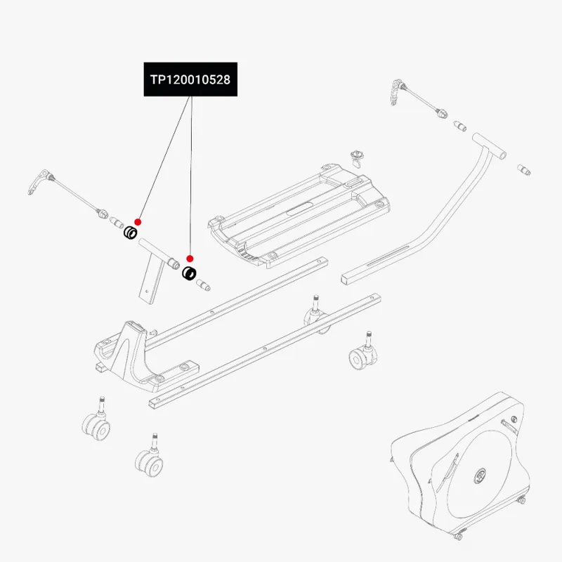 end cap for SCICON Aerocomfort 3.0 Bike Bag