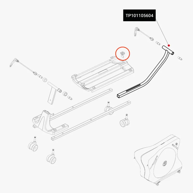Replacement screw for AEROCOMFORT 3.0