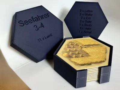 Catan Seafarers 3-4 Players - Hexagon Boxes