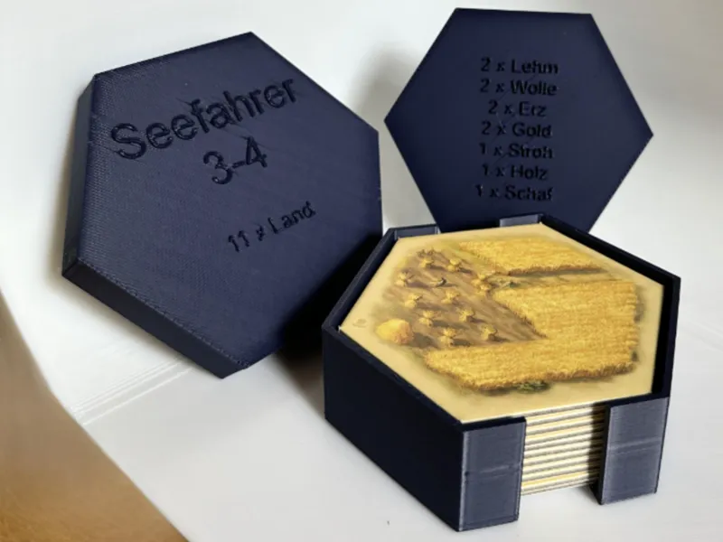 Catan Seefahrer 3-4 Spieler - Boxen für Hexafelder