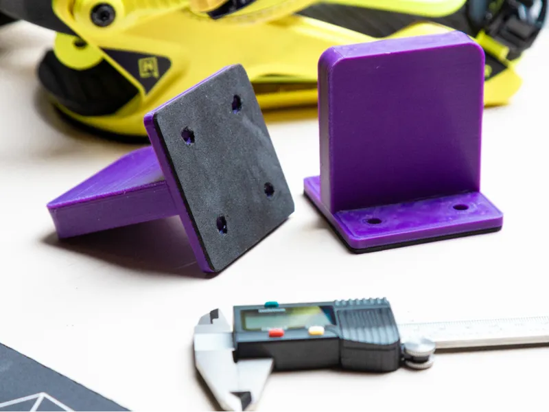 Snowboard clamp/bench vice adaptor