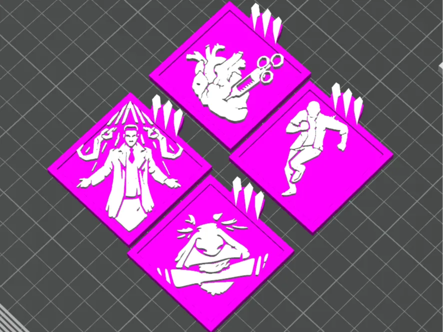 Dead by daylight Perks - Free 3D Print Model - MakerWorld