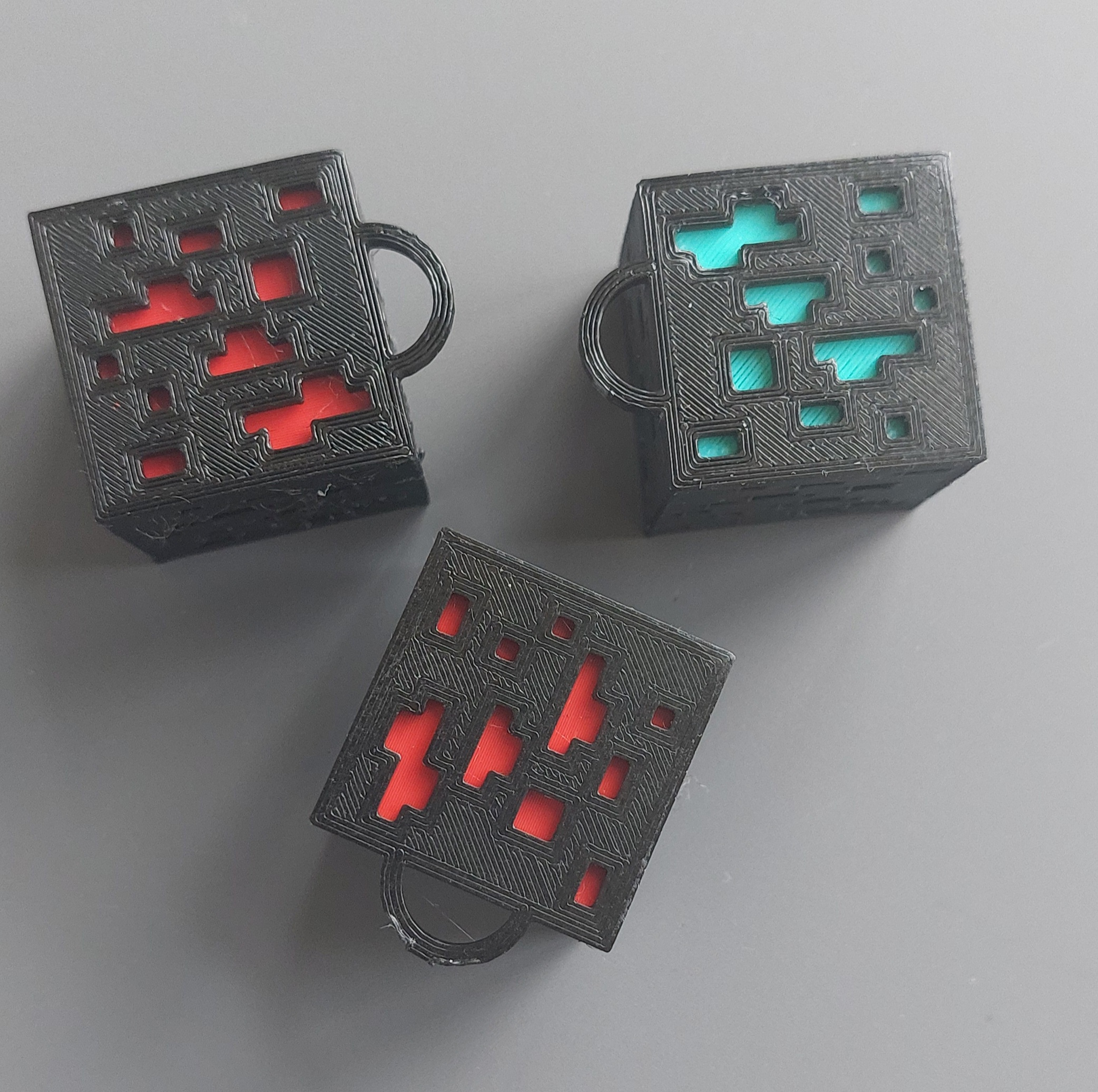 Minecraft Ore Keychain by Chronosynthesis MakerWorld: Download Free 3D ...