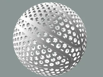 Airless basketball