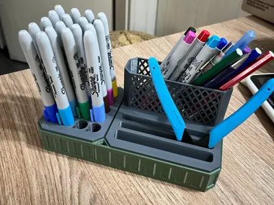 Sharpie insert for desk organizer