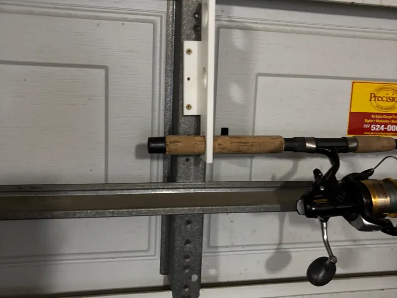 Fishing Rod Holder for Garage Door