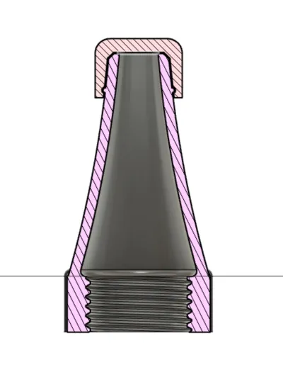 E6000 Premium Pro Nozzle : Larger edition