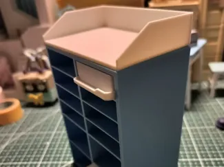 零件收纳柜 微缩模型