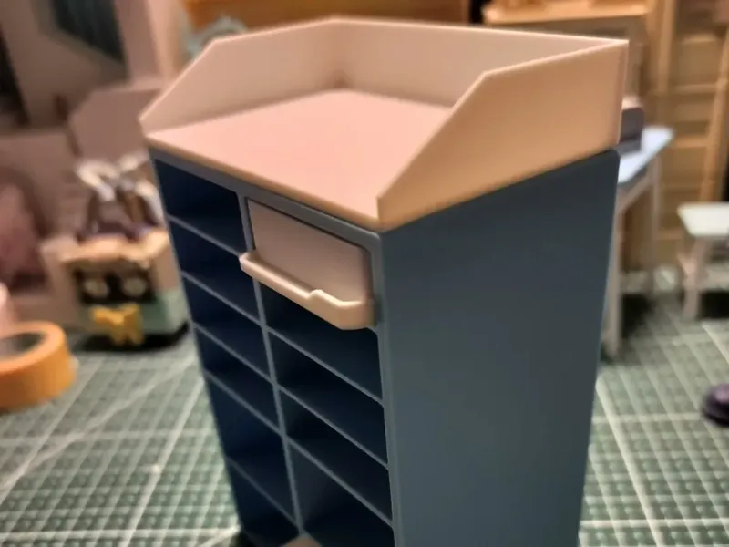 零件收纳柜 微缩模型