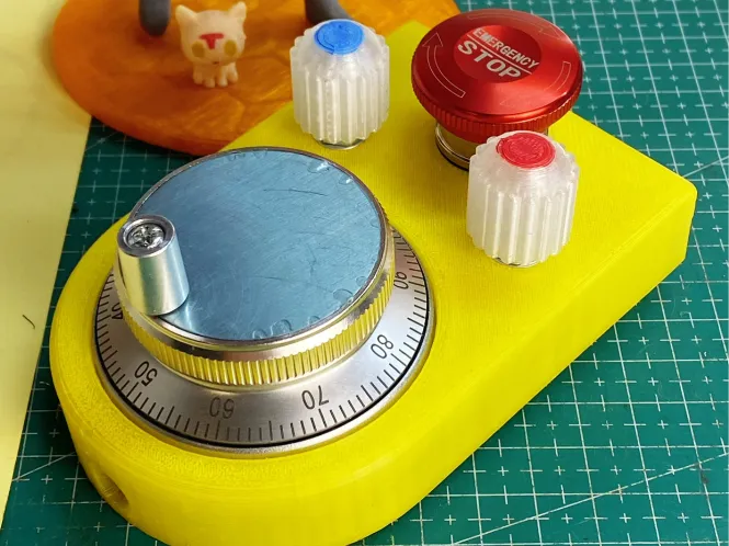 3D打印CNC手轮编码器外壳外接手轮4轴手轮
