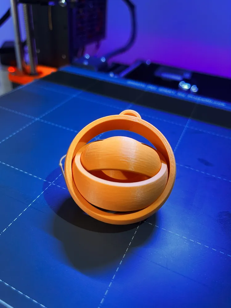 Rotating rings keychain by FusionWave MakerWorld: Download Free 3D Models
