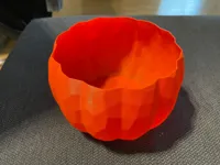 Coupelle à bonbons citrouille low poly — photo 1