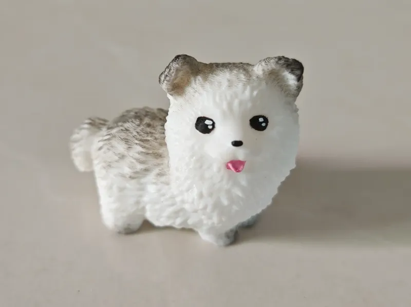 可爱吐舌小边牧犬迷你小狗