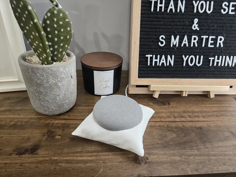 Pillow Google Home Nest Mini Holder