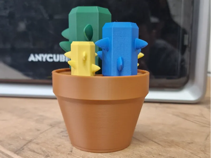 Cactus plant with pot and secret compartment