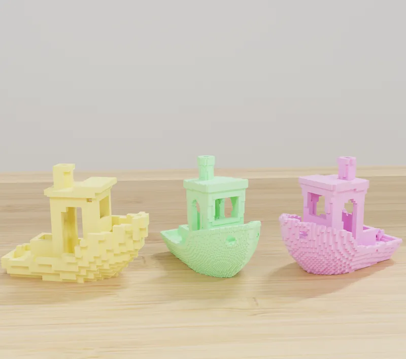 Benchy Remix - Pixel art