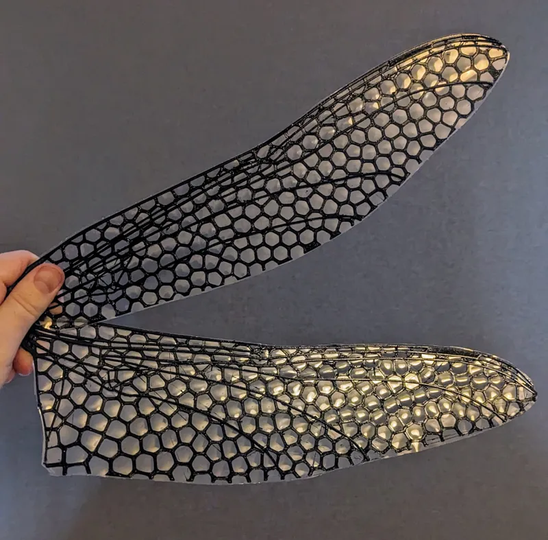 Bionic Dragonfly Wings for MAVs