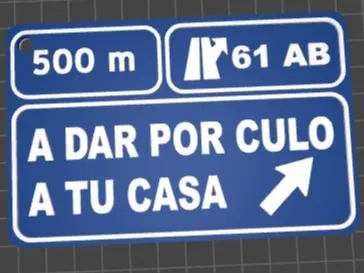 Llavero a dar por culo a casa
