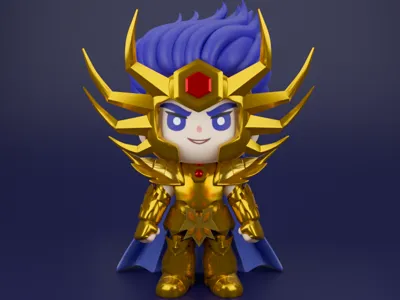 Chibit103 : GoldSaint Cancer Deathmask(SaintSeiya)