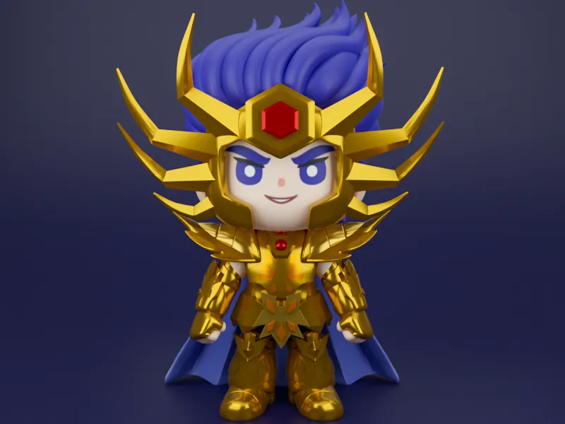 Chibit103 : GoldSaint Cancer Deathmask(SaintSeiya)