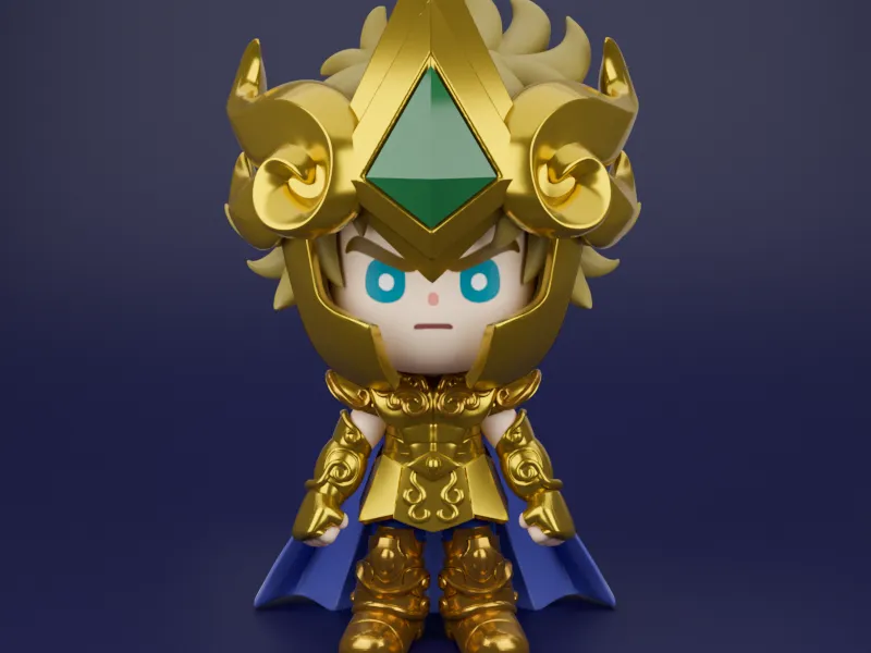 Chibit 104 : GoldSaint Leo Aiolia(SaintSeiya)