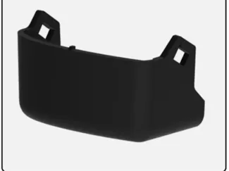 VW Corrado Stoßstange Gitter Kappe VR6 16V links