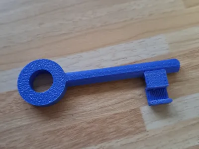 Multicolored key