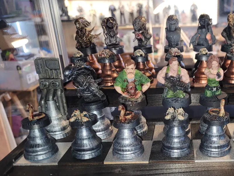 JEU ECHEC ALIEN /PREDATOR PARTIE 1