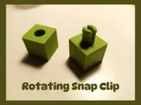 Clip rotatif à encliquetage — photo 1
