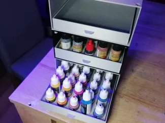 model paint organiser