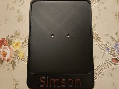 Simson License Plate Holder