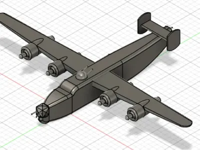 B24 liberator bomber plane