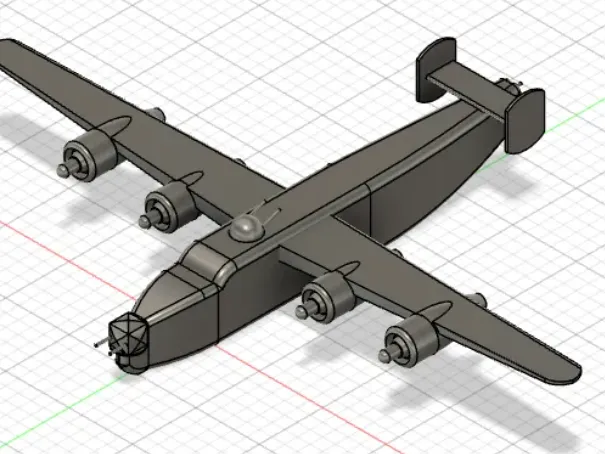 B24 liberator bomber plane