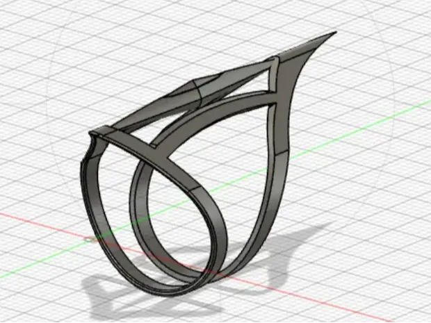 Barbed Fang ring