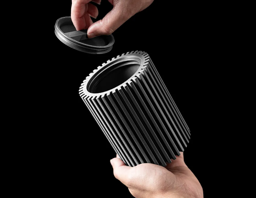 Striped Storage Container by MODERN MACHINE by MODERN MACHINE - MakerWorld
