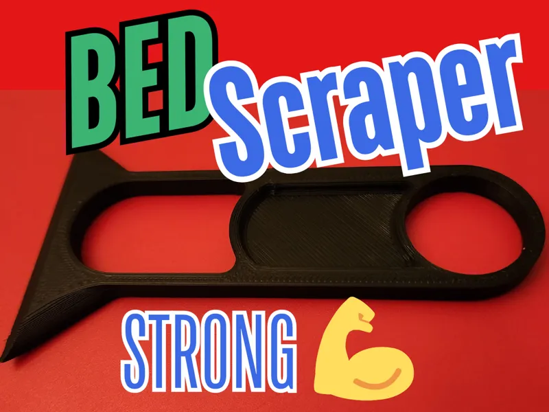 3D Printer Bed Scraper (STRONG)