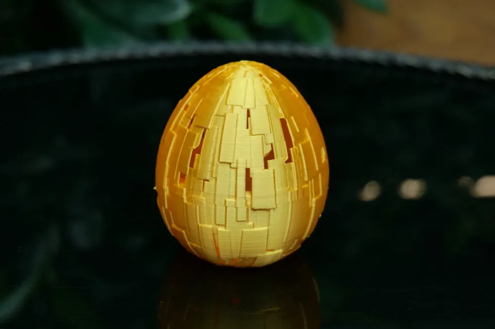 Easter Egg - Rectangular Texture - Free 3D Print Model - MakerWorld