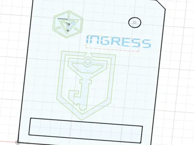 Ingress Agent player card (RES/ ENL variant)