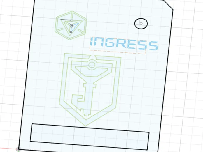 Ingress Agent player card (RES/ ENL variant)