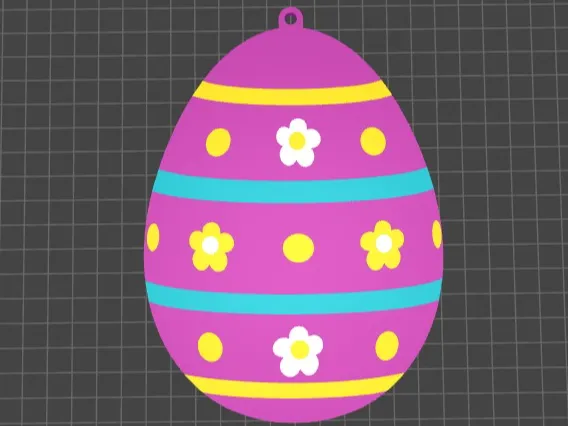 Easter egg keychaing