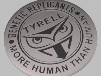 Blade Runner Tyrell Badge / Emblem