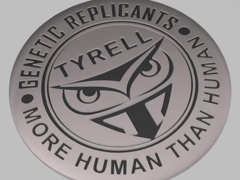 Blade Runner Tyrell Badge / Emblem