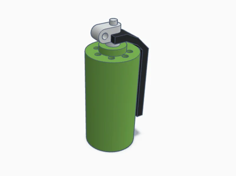 Keychain Smoke Grenade